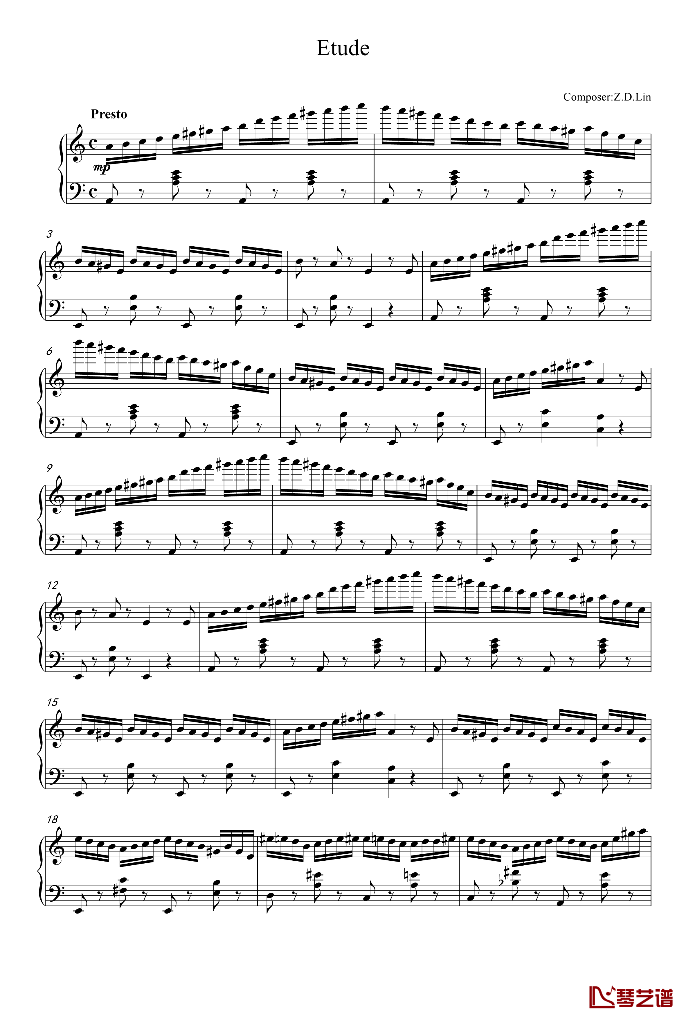 练习曲钢琴谱-zd20