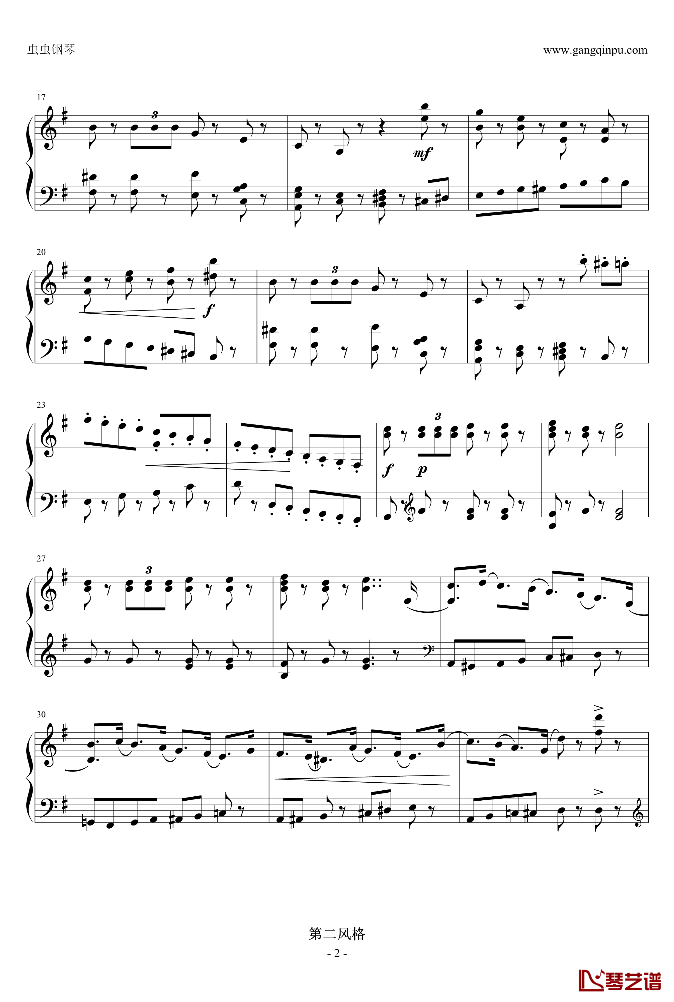 胡桃夹子进行曲Op.71钢琴谱-柴科夫斯基-Peter Ilyich Tchaikovsky