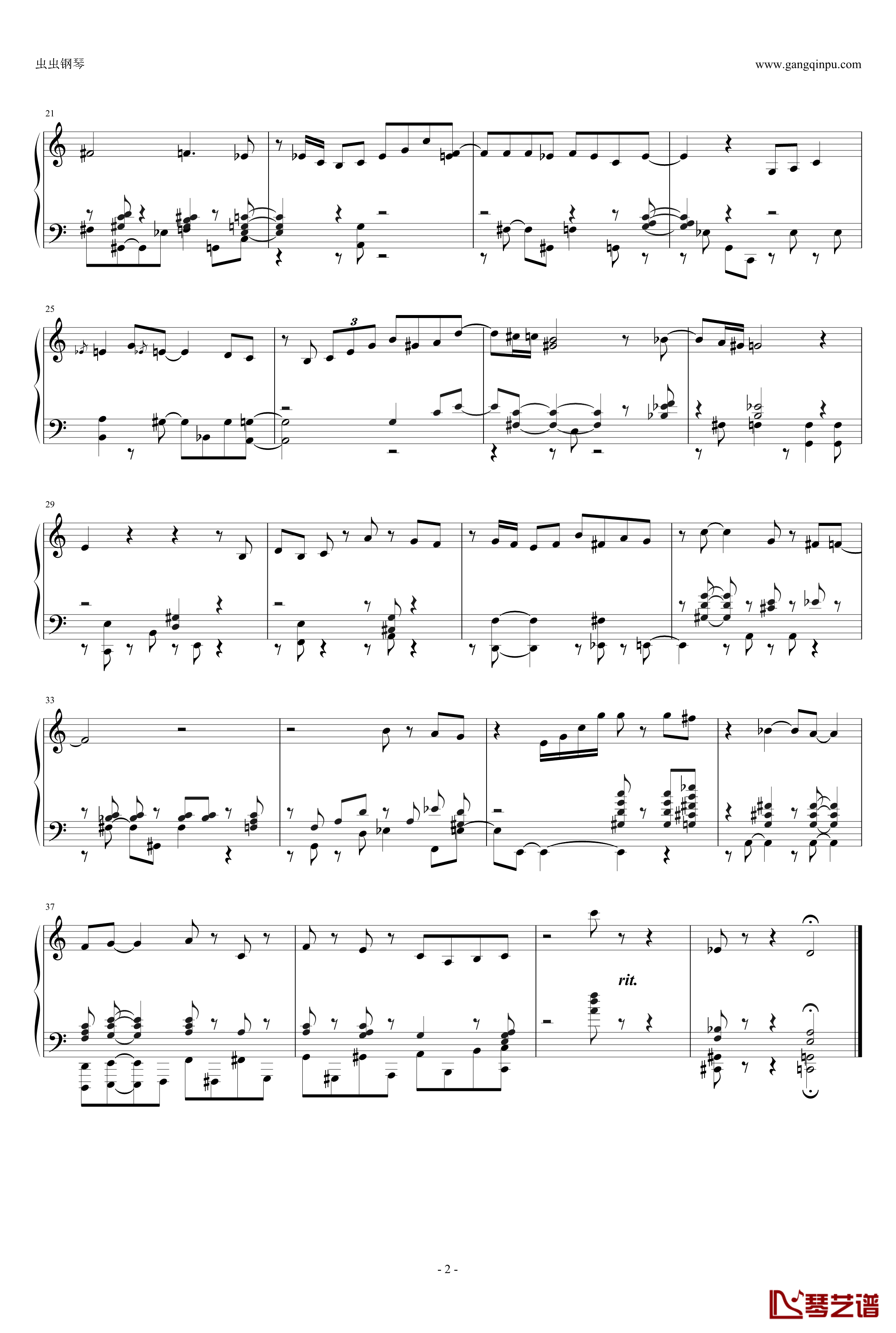 Piano Interlude钢琴谱-独奏-熊汝霖
